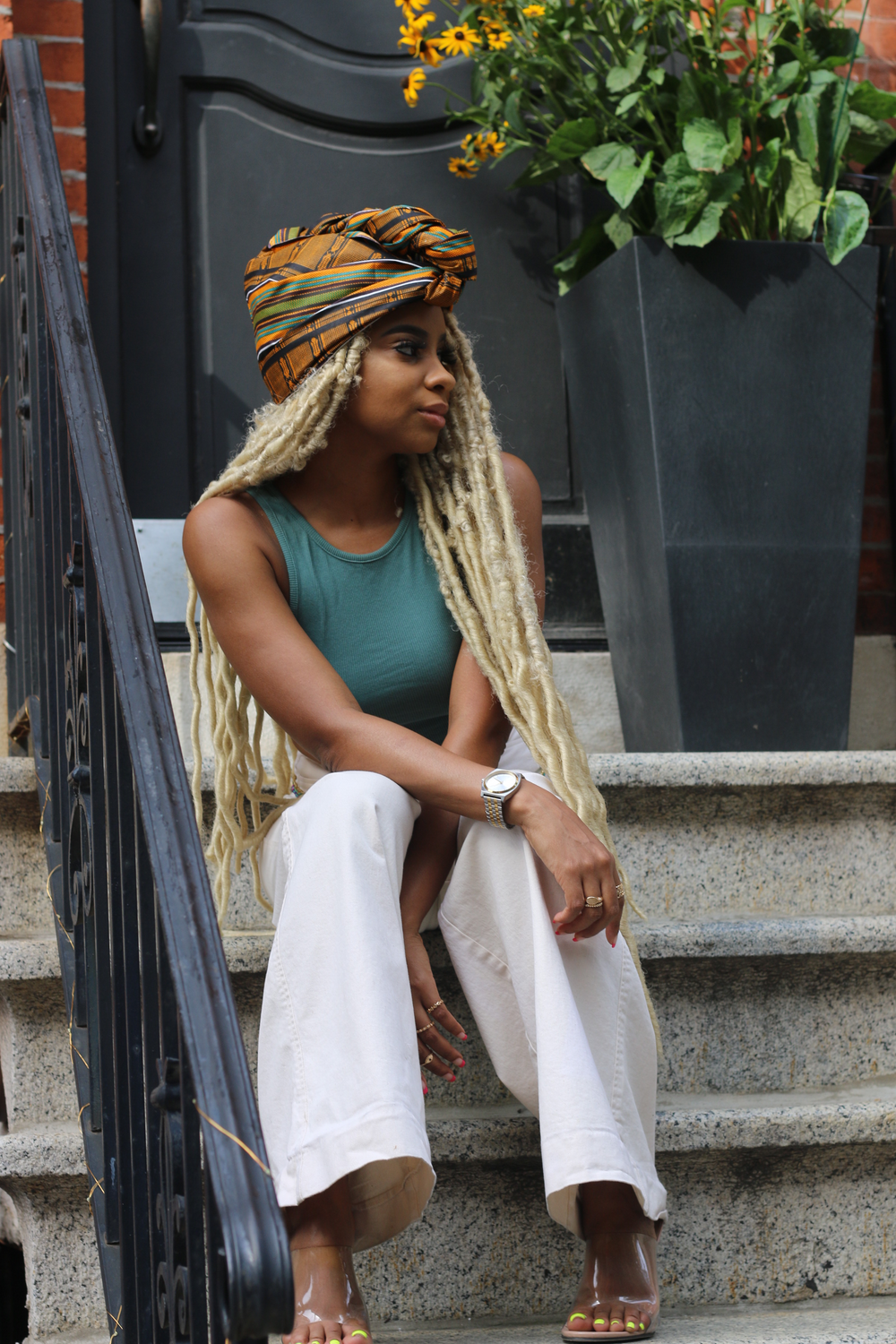 Sundaze African Print Headwrap