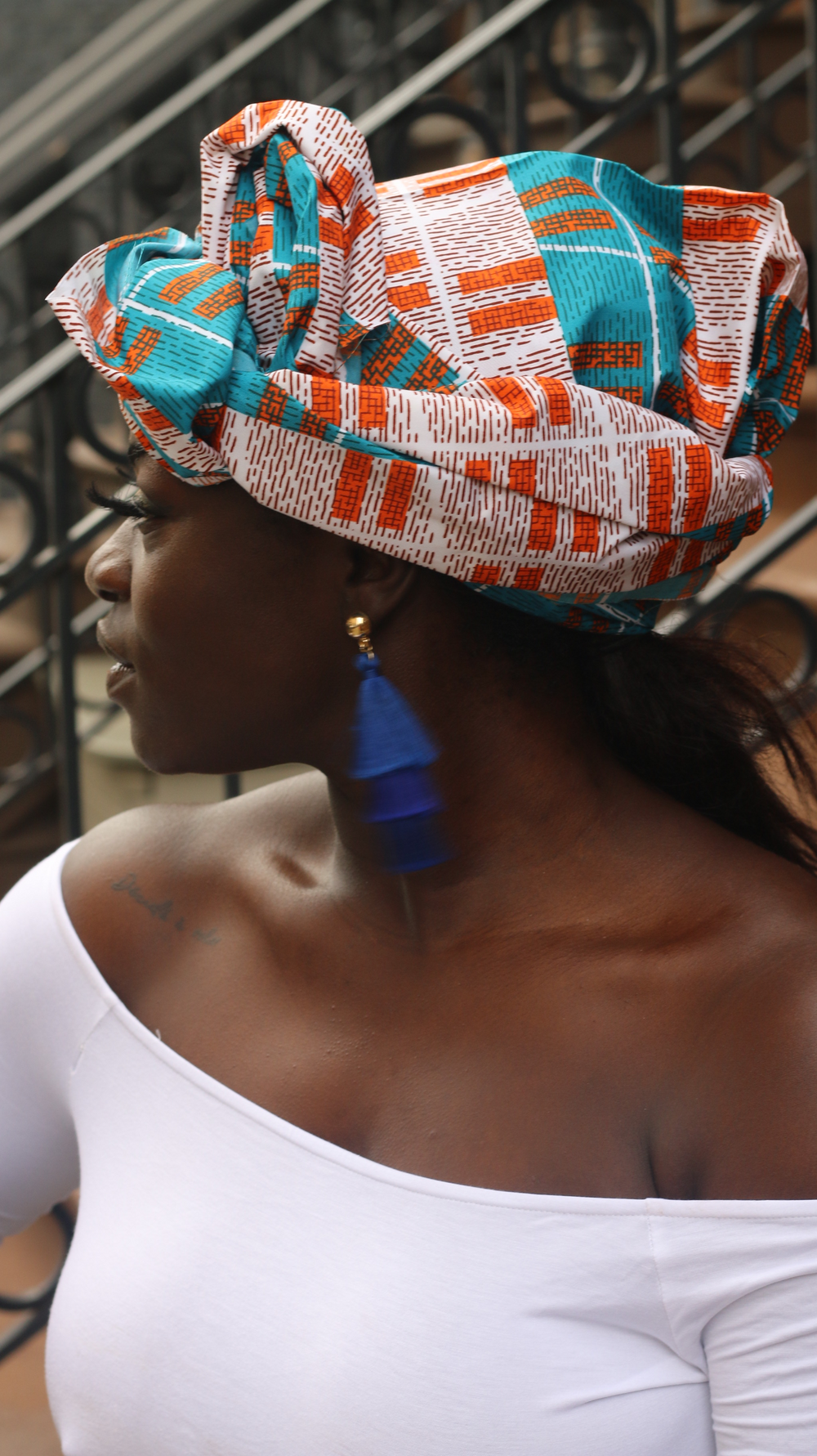 Paradise African Print Headwrap