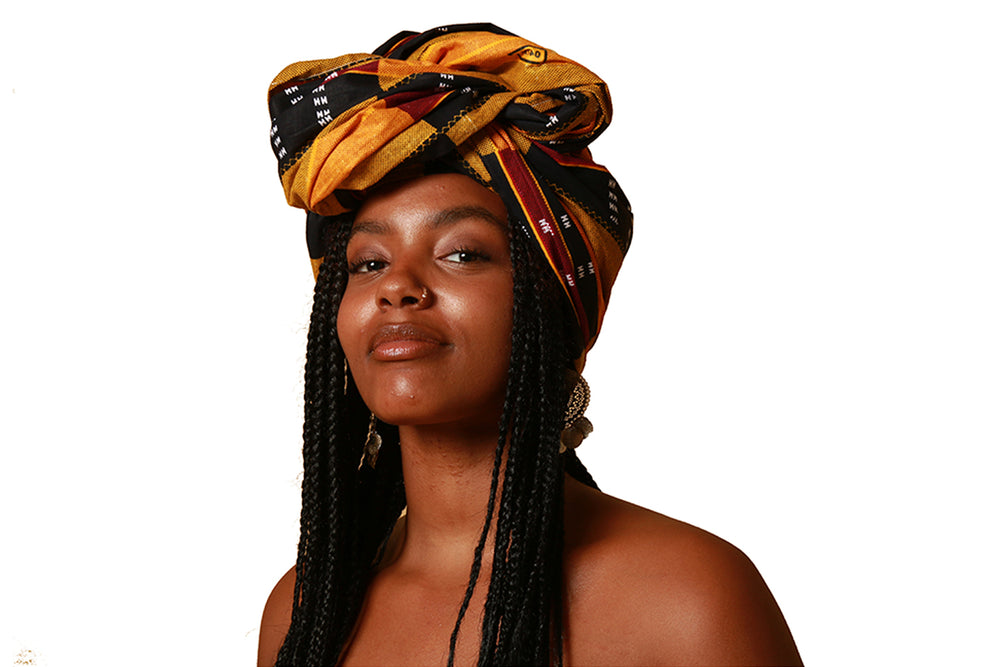 Queen Andisiwe African Fabric Headwrap - Headwraps Nolafrique Headwraps