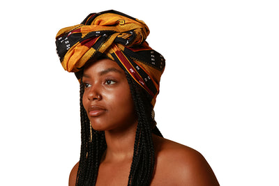 Queen Andisiwe African Fabric Headwrap - Headwraps Nolafrique Headwraps